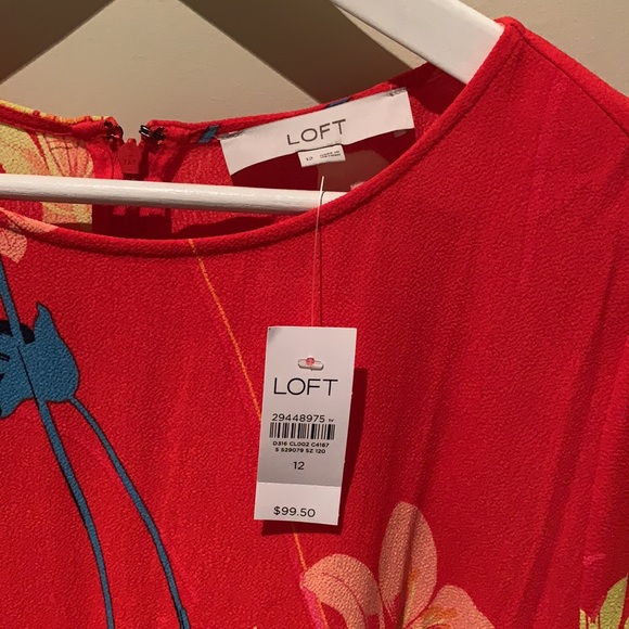 NWT Loft floral Maxi dress - Picture 3 of 5